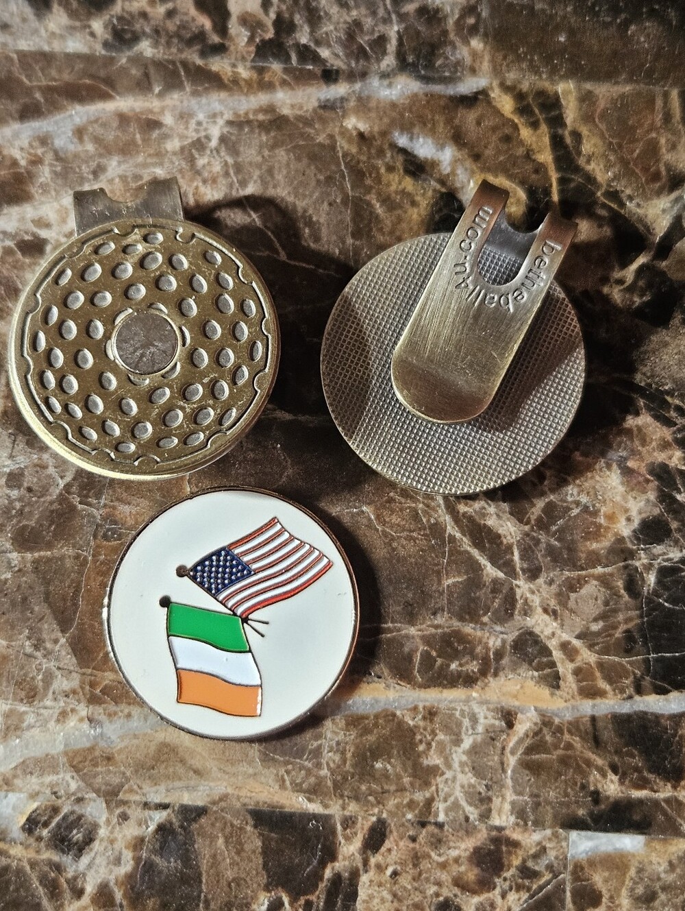 BE THE BALL Golf Markers, Magnetic Be The Ball Irish Golf Markers With Clips,